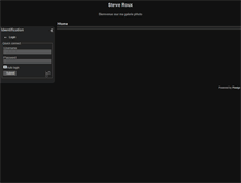 Tablet Screenshot of galeries.steveroux.fr